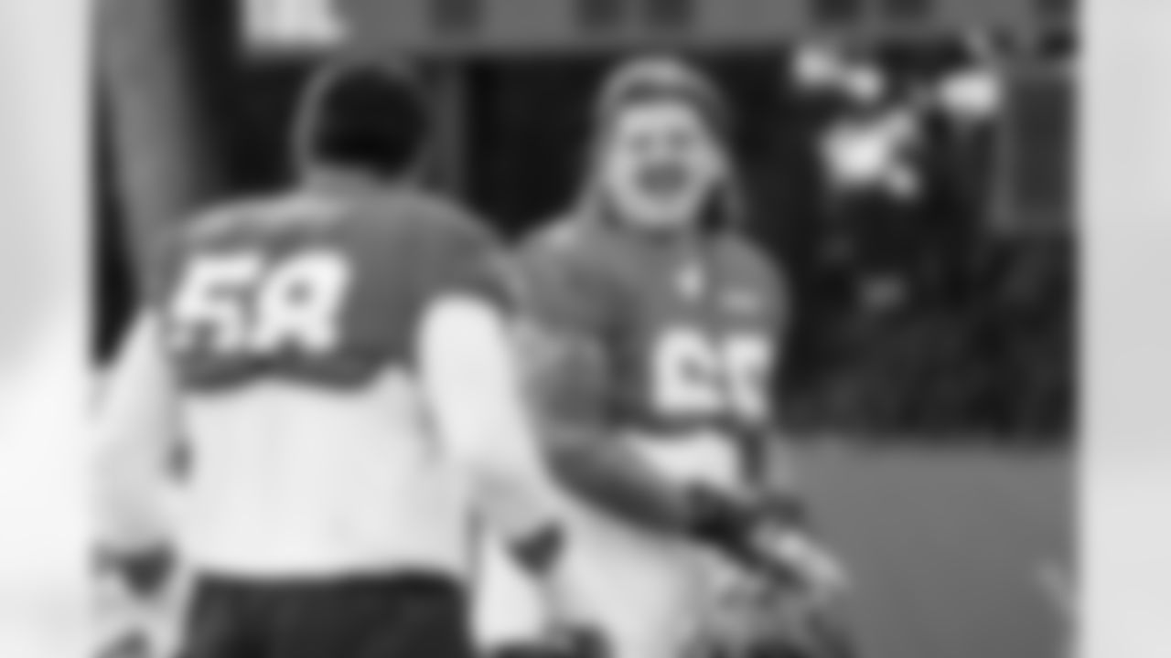 Detroit Lions offensive lineman Tate Ratledge (69) during practice at the Meijer Performance Center on Oct. 17, 2025 in Allen Park, Mich. (Jeff Nguyen/Detroit Lions)