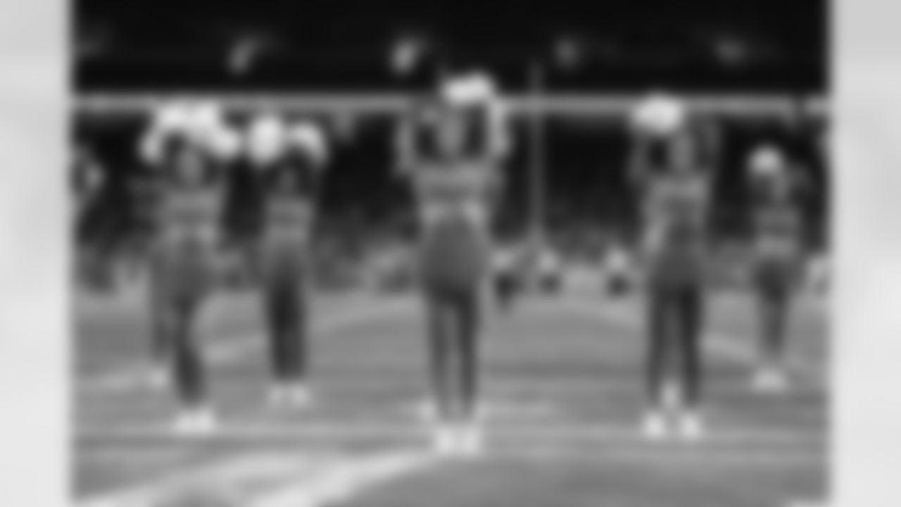 Detroit Lions Cheerleaders perform during an NFL football game against the Minnesota Vikings on Sunday, Nov. 2, 2025 in Detroit. (Mike Ferdinande/Detroit Lions)