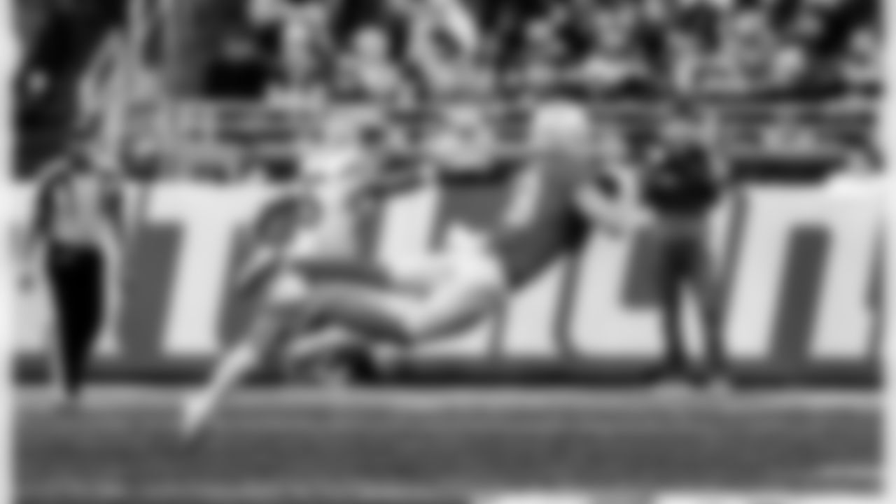 Detroit Lions wide receiver Isaac TeSlaa (18) during an NFL football game against the Green Bay Packers on Thursday, Nov. 27, 2025 in Detroit. (Jeff Nguyen/Detroit Lions via AP)