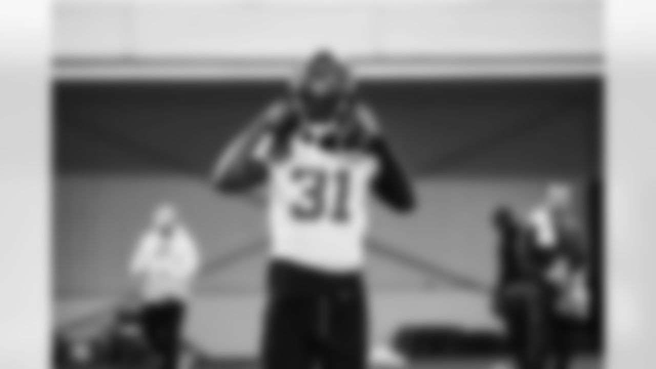 Detroit Lions safety Kerby Joseph (31) during practice at the Meijer Performance Center in Allen Park, MI on January 2, 2025. (Jeff Nguyen/Detroit Lions)