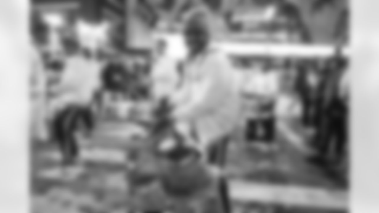 Detroit Lions Honolulu Boom performs before an NFL football game against the Dallas Cowboys on Thursday, Dec. 4, 2025 in Detroit. (Mike Ferdinande/Detroit Lions)