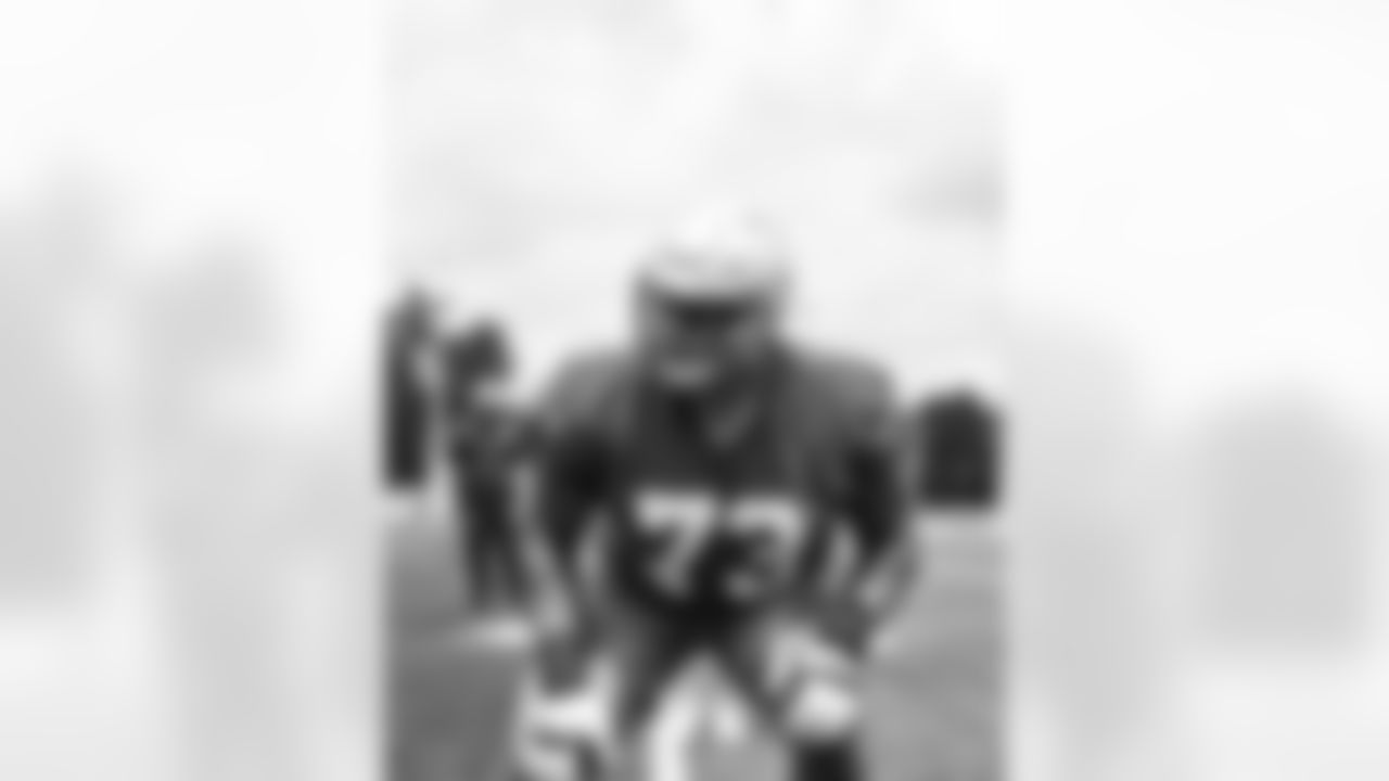 Detroit Lions offensive lineman Christian Mahogany (73) during veteran minicamp at the Lions Training Facility in Allen Park, MI on June 5, 2024. (Jeff Nguyen/Detroit Lions)