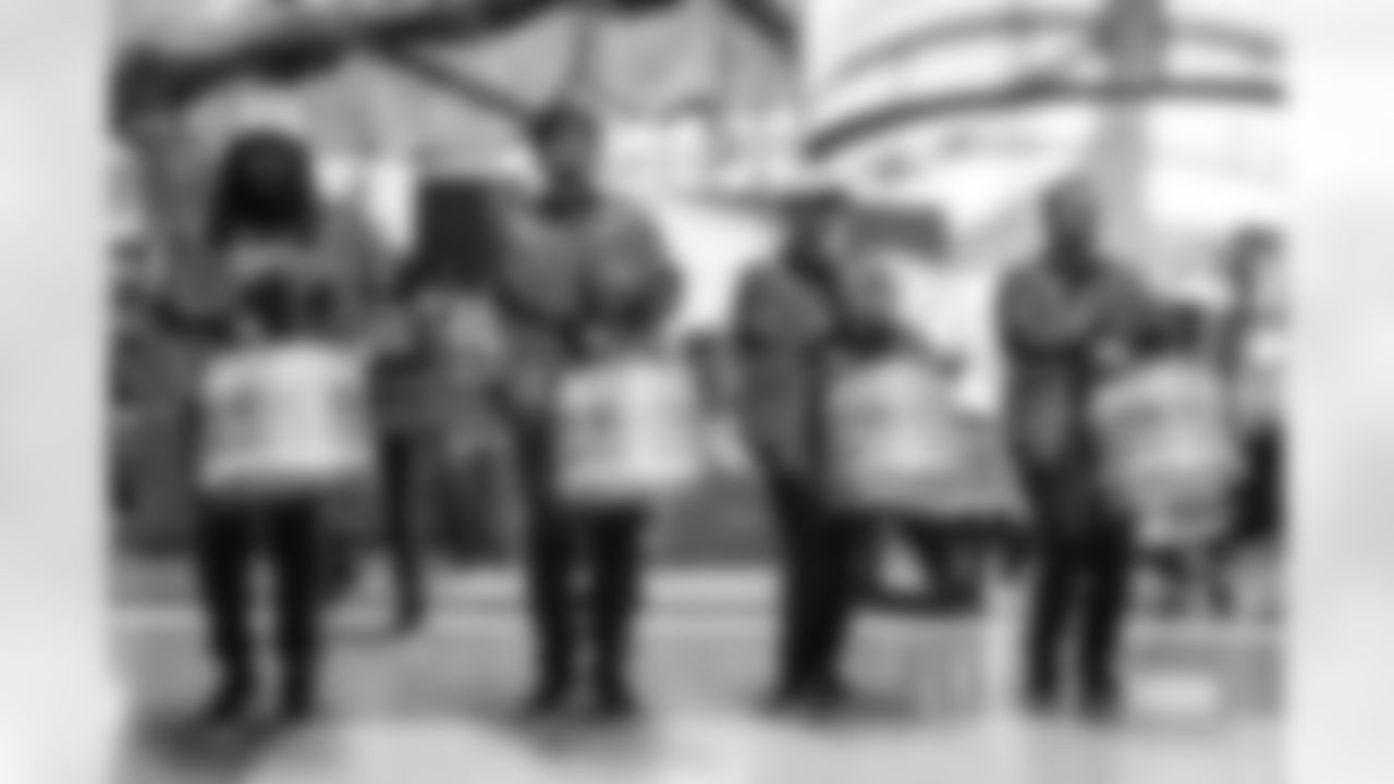 Detroit Lions Honolulu Boom performs before an NFL football game against the Pittsburgh Steelers on Sunday, Dec. 21, 2025 in Detroit. (Mike Ferdinande/Detroit Lions)