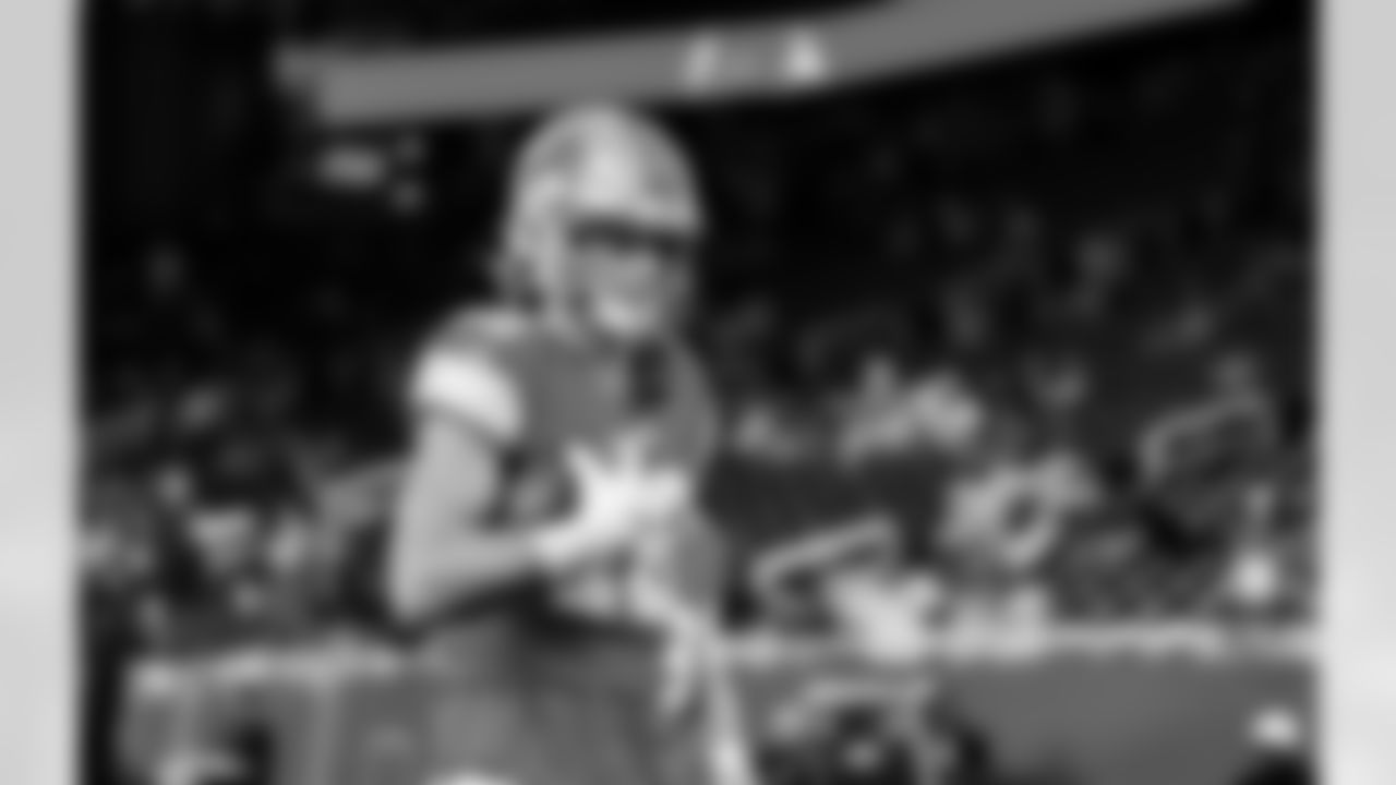 Detroit Lions wide receiver Isaac TeSlaa (18) before an NFL football game against the Miami Dolphins, Saturday, August 16 in Detroit. (Jeff Nguyen/Detroit Lions via AP)