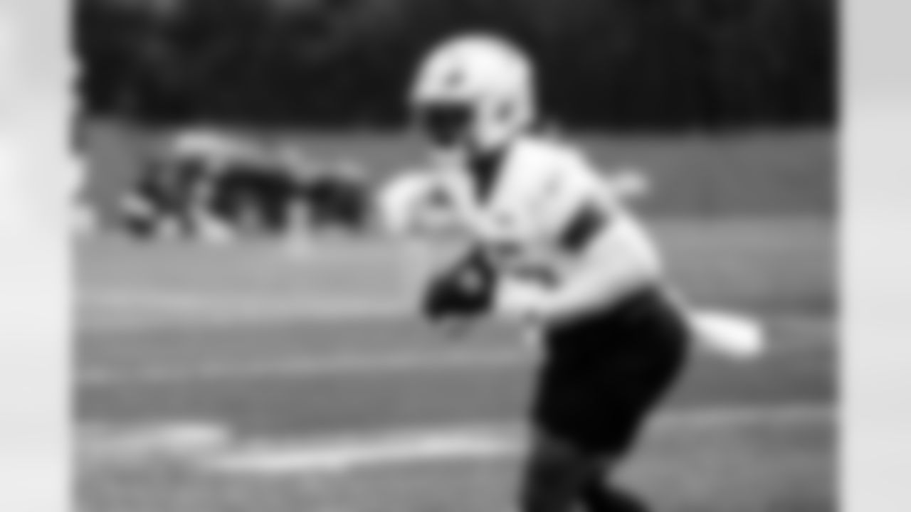 Detroit Lions linebacker Derrick Barnes (55) during OTAs at the Meijer Performance Center on June 4, 2025 in Allen Park, Mich. (Jeff Nguyen/Detroit Lions)