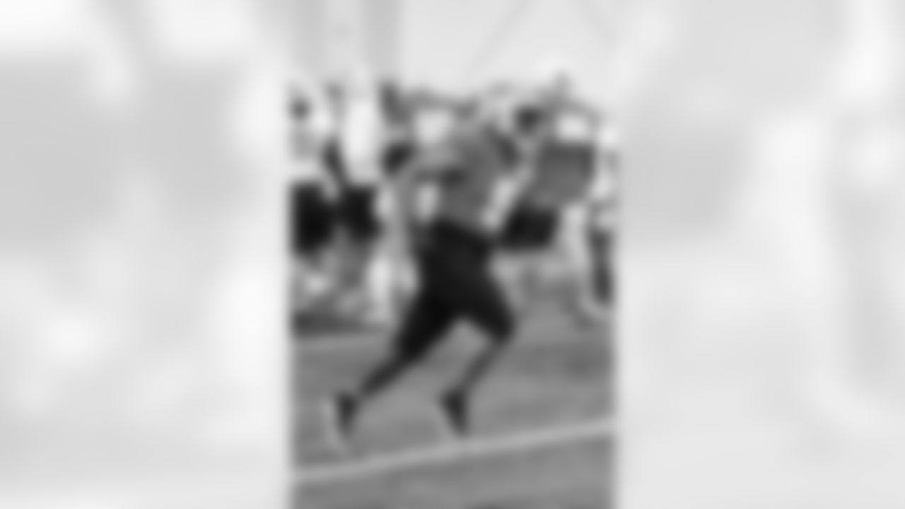 Detroit Lions running back David Montgomery (5) during training camp at the Meijer Performance Center on Aug. 18, 2025 in Allen Park, Mich. (Jeff Nguyen/Detroit Lions)