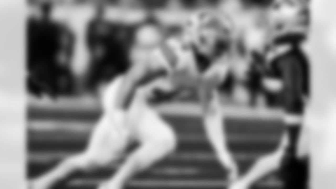 Detroit Lions linebacker Malcolm Rodriguez (44) during an NFL football game against the Dallas Cowboys on Thursday, Dec. 4, 2025 in Detroit. (Jeff Nguyen/Detroit Lions via AP)