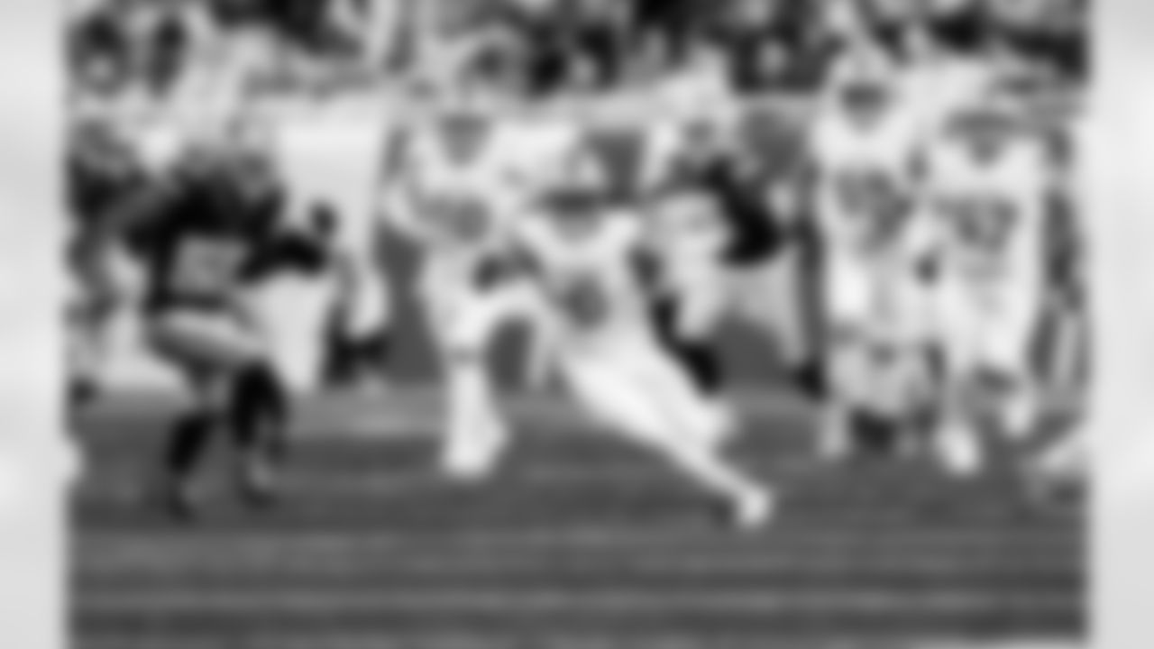 Detroit Lions running back Jahmyr Gibbs (0) during an NFL football game against the Dallas Cowboys on Thursday, Dec. 4, 2025 in Detroit. (Jeff Nguyen/Detroit Lions via AP)