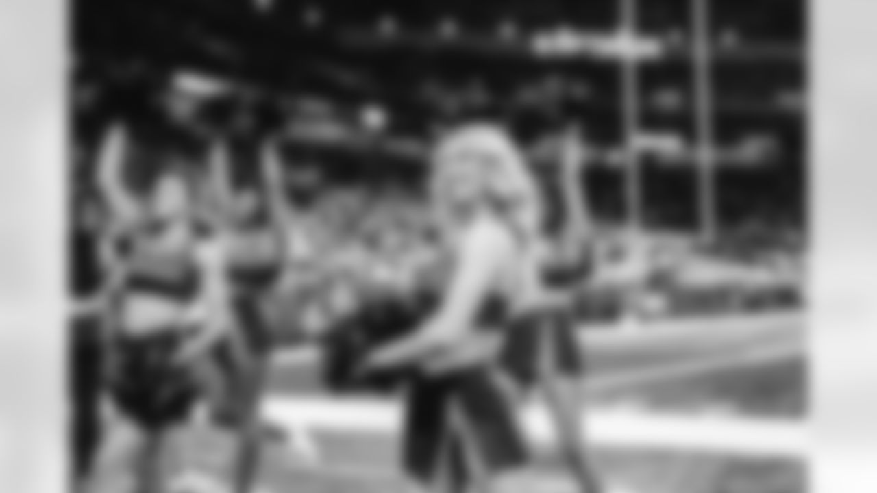 Detroit Lions Cheerleaders during an NFL football game against the New York Giants on Sunday, Nov. 23, 2025 in Detroit. (Stephanie VanWagoner/Detroit Lions)