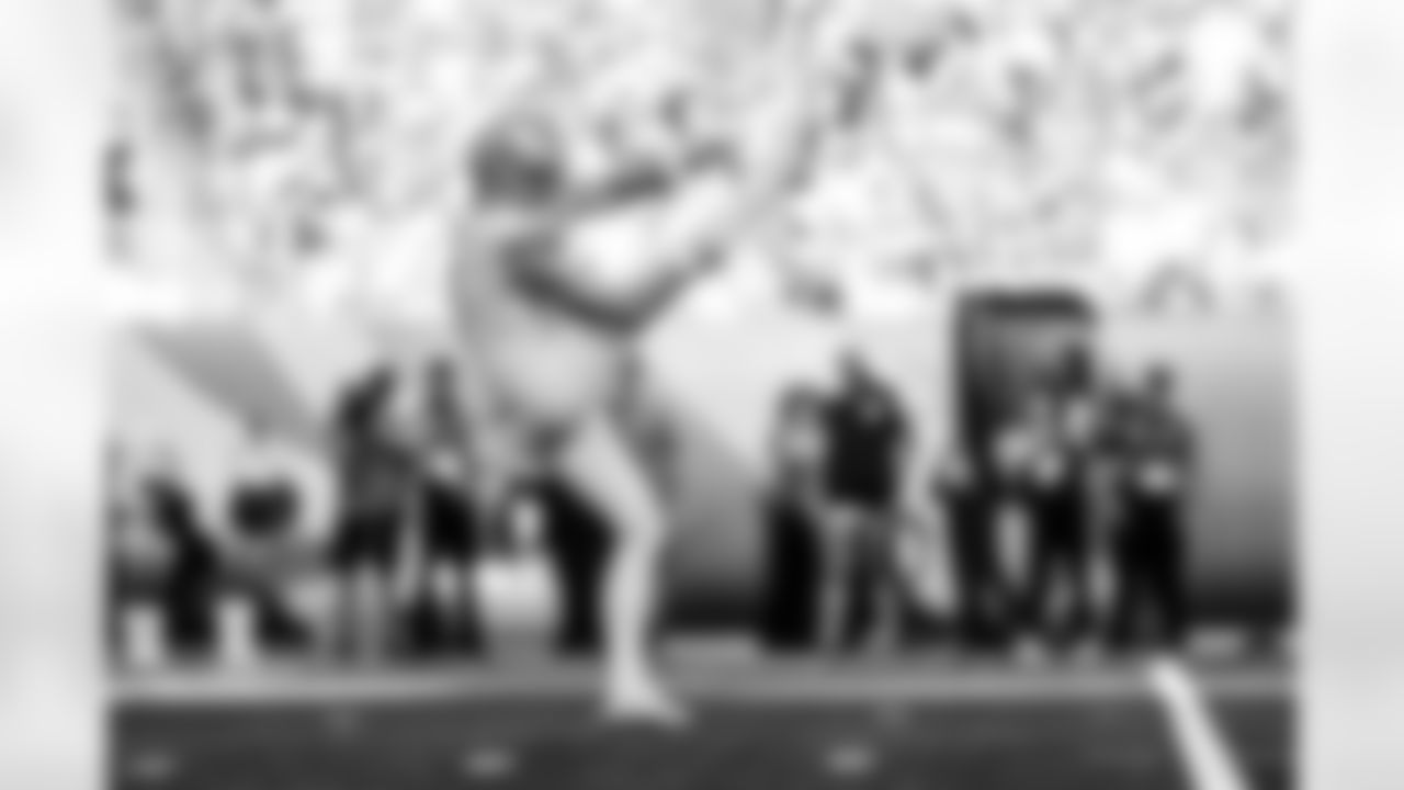 Detroit Lions punter Jack Fox (3) during an NFL football game against the Cincinnati Bengals on Sunday, Oct. 5, 2025 in Cincinnati. (Jeff Nguyen/Detroit Lions via AP)