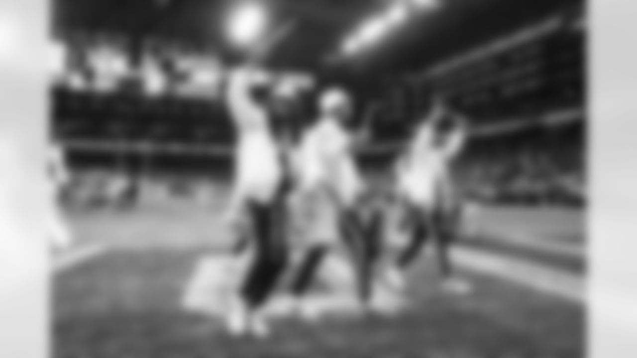 Detroit Lions Honolulu Boom performs during an NFL football game against the Dallas Cowboys on Thursday, Dec. 4, 2025 in Detroit. (Mike Ferdinande/Detroit Lions)