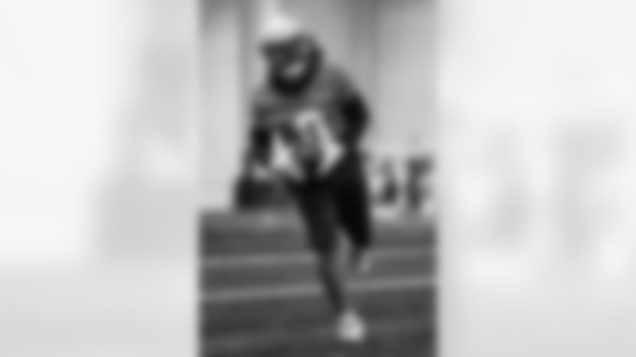 Detroit Lions running back Jahmyr Gibbs (0) during OTAs at the Meijer Performance Center on June 5, 2025 in Allen Park, Mich. (Josh Mandujano/Detroit Lions)