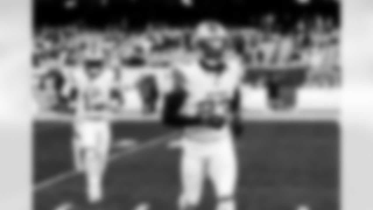 Detroit Lions cornerback Rock Ya-Sin (23) before an NFL football game against the Chicago Bears on Sunday, Jan. 4, 2026 in Chicago. (Jeff Nguyen/Detroit Lions via AP)