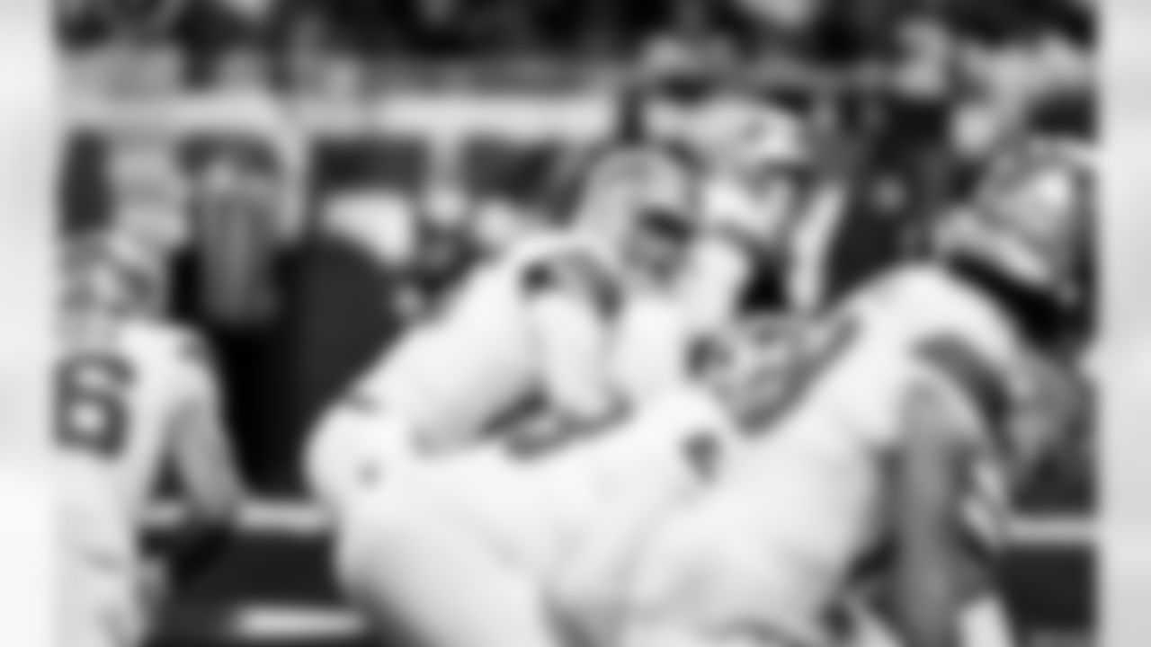 Detroit Lions quarterback Jared Goff (16) during an NFL football game against the Dallas Cowboys on Thursday, Dec. 4, 2025 in Detroit. (Jeff Nguyen/Detroit Lions via AP)