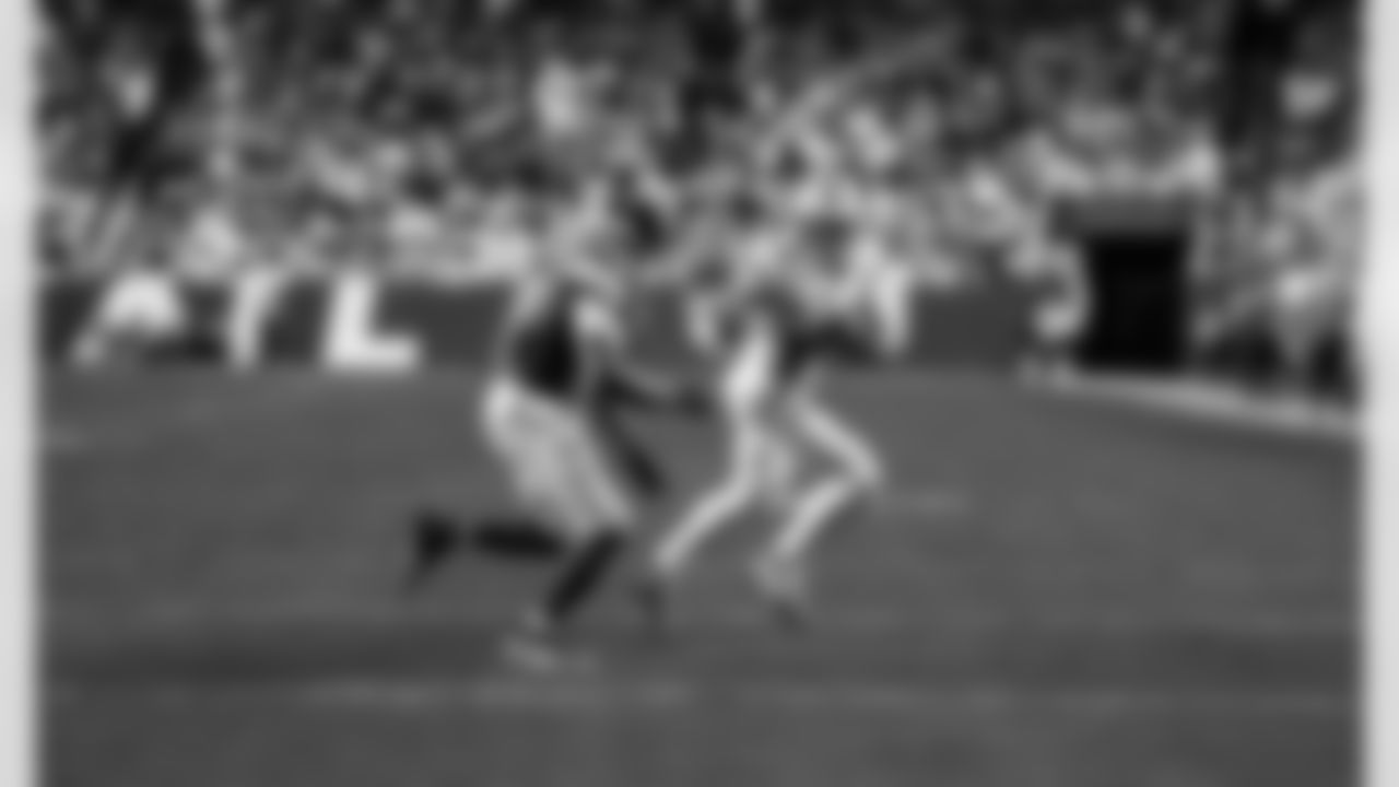 Detroit Lions wide receiver Amon-Ra St. Brown (14) during an NFL football game against the Washington Commanders on Sunday, Nov. 9, 2025 in Landover, Md. (Jeff Nguyen/Detroit Lions via AP)