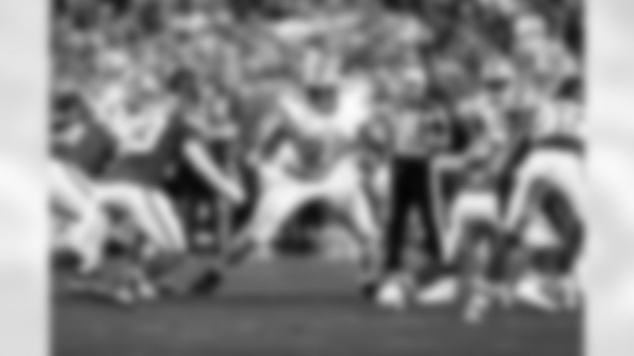 Detroit Lions offensive lineman Christian Mahogany (73) during an NFL football game against the Kansas City Chiefs on Sunday, Oct. 12, 2025 in Kansas City, MO. (Jeff Nguyen/Detroit Lions via AP)