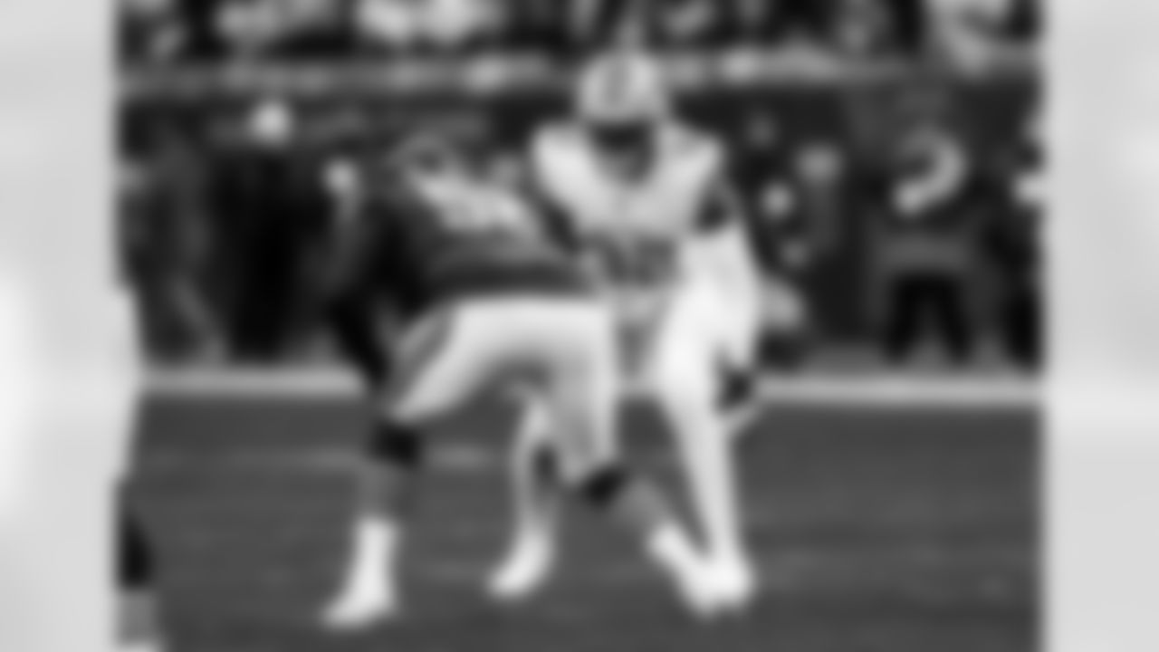 Detroit Lions edge rusher Marcus Davenport (92) during an NFL football game against the Chicago Bears on Sunday, Jan. 4, 2026 in Chicago. (Jeff Nguyen/Detroit Lions via AP)