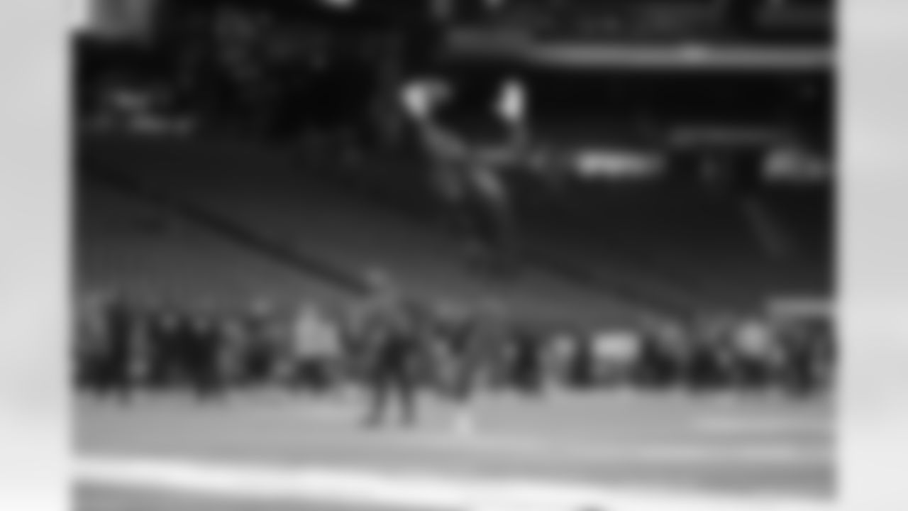 SMU wide receiver Jordan Hudson (23) runs a drill at the NFL football scouting combine in Indianapolis, Saturday, Feb. 28, 2026. (AP Photo/Michael Conroy)