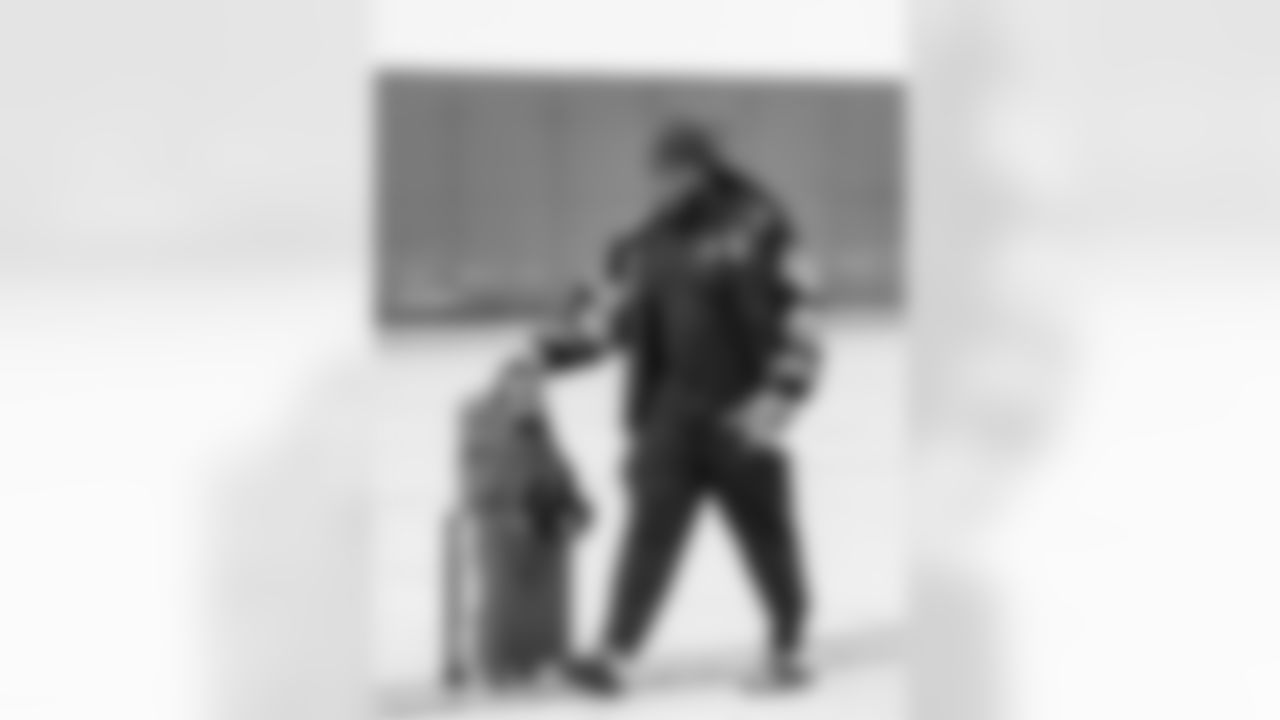 Detroit Lions defensive lineman Alim McNeill (54) travels to Philadelphia on Nov. 15, 2025. (Jeff Nguyen/Detroit Lions via AP)