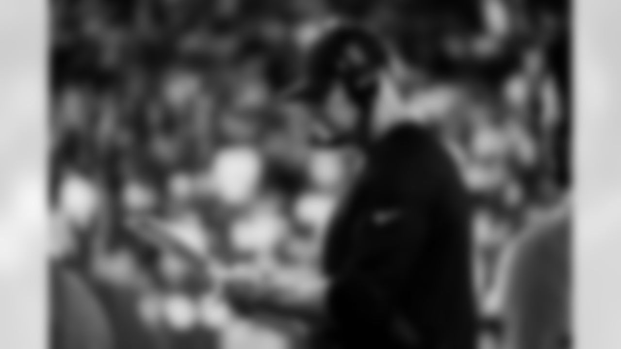 Detroit Lions head coach Dan Campbell during an NFL football game against the Washington Commanders on Sunday, Nov. 9, 2025 in Landover, Md. (Jeff Nguyen/Detroit Lions via AP)