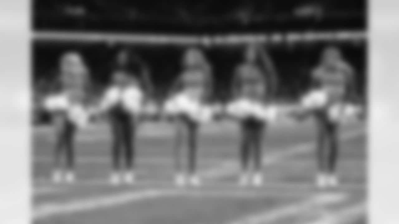 Detroit Lions Cheerleaders perform during an NFL football game against the Minnesota Vikings on Sunday, Nov. 2, 2025 in Detroit. (Mike Ferdinande/Detroit Lions)
