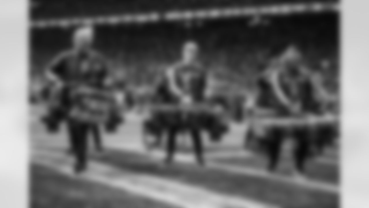 Detroit Lions Honolulu Boom perform during a NFL football game against the Minnesota Vikings on January 7, 2024 in Detroit. (Mike Ferdinande/Detroit Lions)