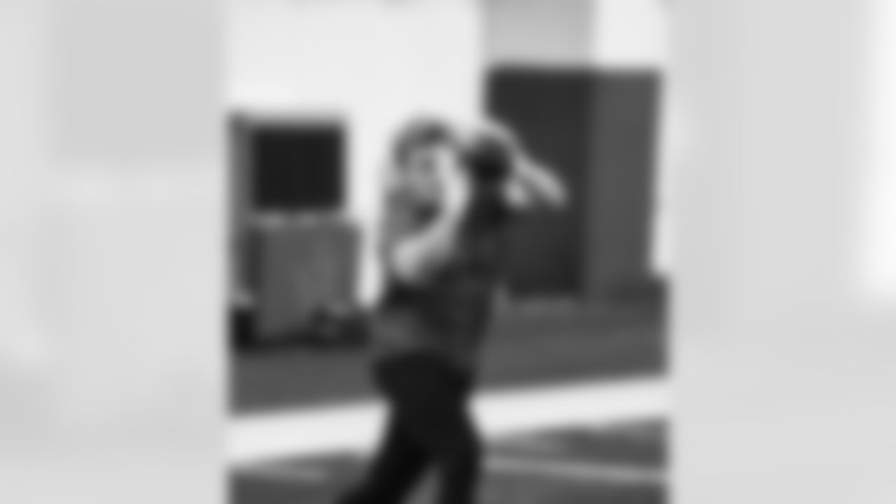 Detroit Lions wide receiver Tom Kennedy (85) during offseason workouts at the Meijer Performance Center on May 21, 2025 in Allen Park, Mich. (Jeff Nguyen/Detroit Lions)