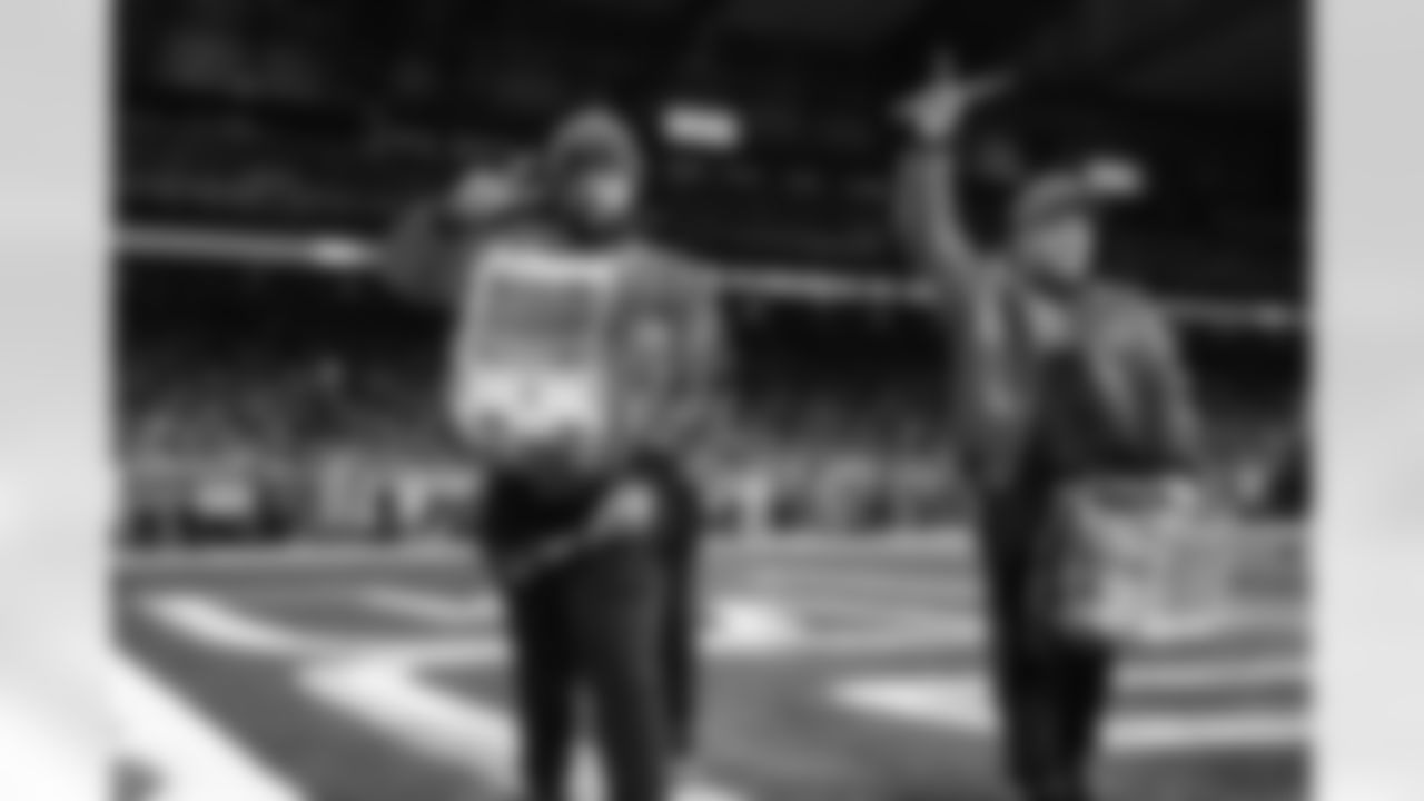 Detroit Lions Honolulu Boom performs during an NFL football game against the Pittsburgh Steelers on Sunday, Dec. 21, 2025 in Detroit. (Mike Ferdinande/Detroit Lions)