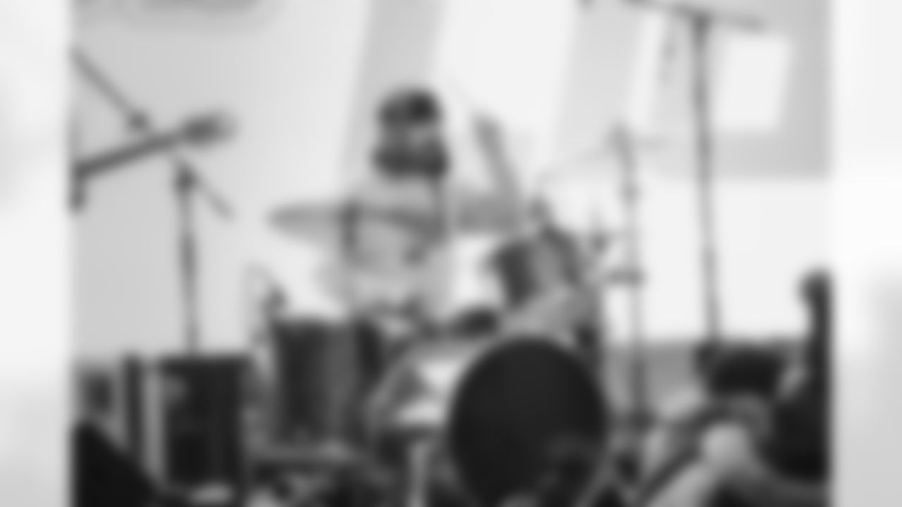 Fans attend a Thanksgiving game watch party on Thursday, Nov. 27, 2025 in Windsor, Canada. (Paul Shrek/Detroit Lions via AP)