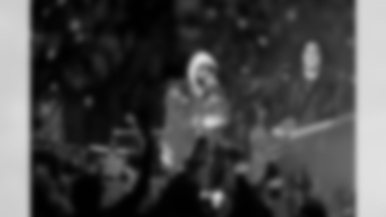 Eminem performs during the Thanksgiving Halftime Show powered by Verizon during an NFL football game against the Green Bay Packers on Thursday, Nov. 27, 2025 in Detroit. (Jeff Nguyen/Detroit Lions via AP)