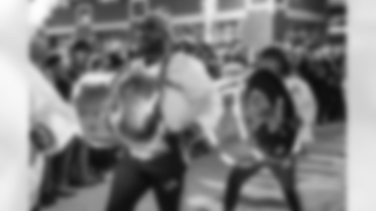 Detroit Lions Honolulu Boom performs before an NFL football game against the Dallas Cowboys on Thursday, Dec. 4, 2025 in Detroit. (Mike Ferdinande/Detroit Lions)