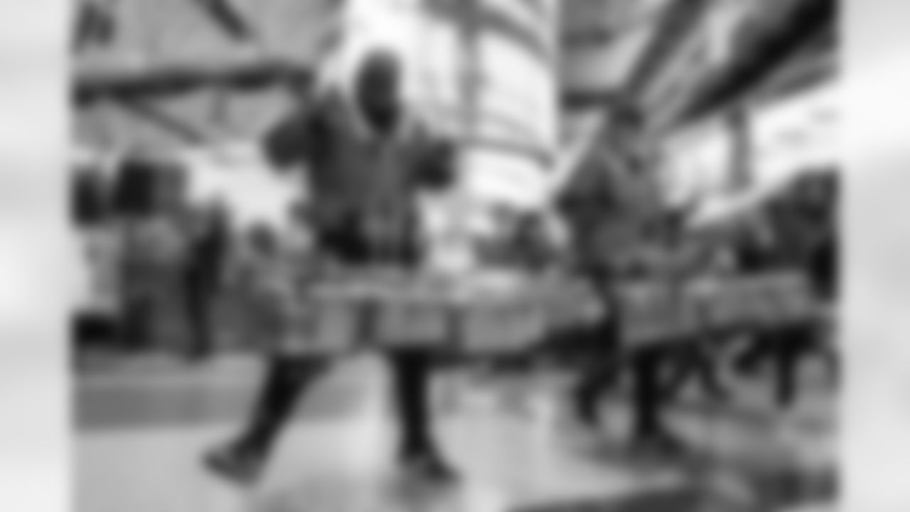 Detroit Lions Honolulu Boom performs before an NFL football game against the Pittsburgh Steelers on Sunday, Dec. 21, 2025 in Detroit. (Mike Ferdinande/Detroit Lions)