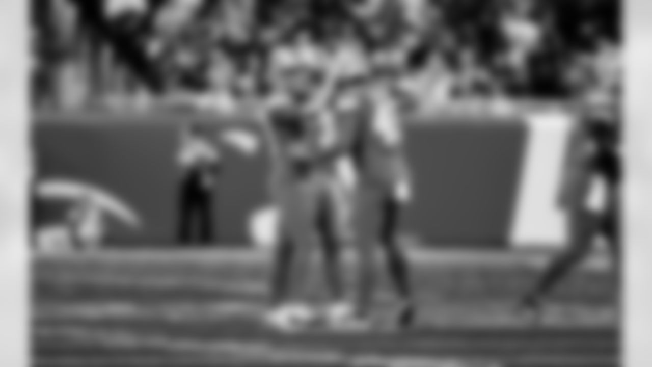 Detroit Lions long snapper Hogan Hatten (49) after a field goal during an NFL football game against the Cleveland Browns on Sunday, Sept. 28, 2025 in Detroit. (Jeff Nguyen/Detroit Lions via AP)