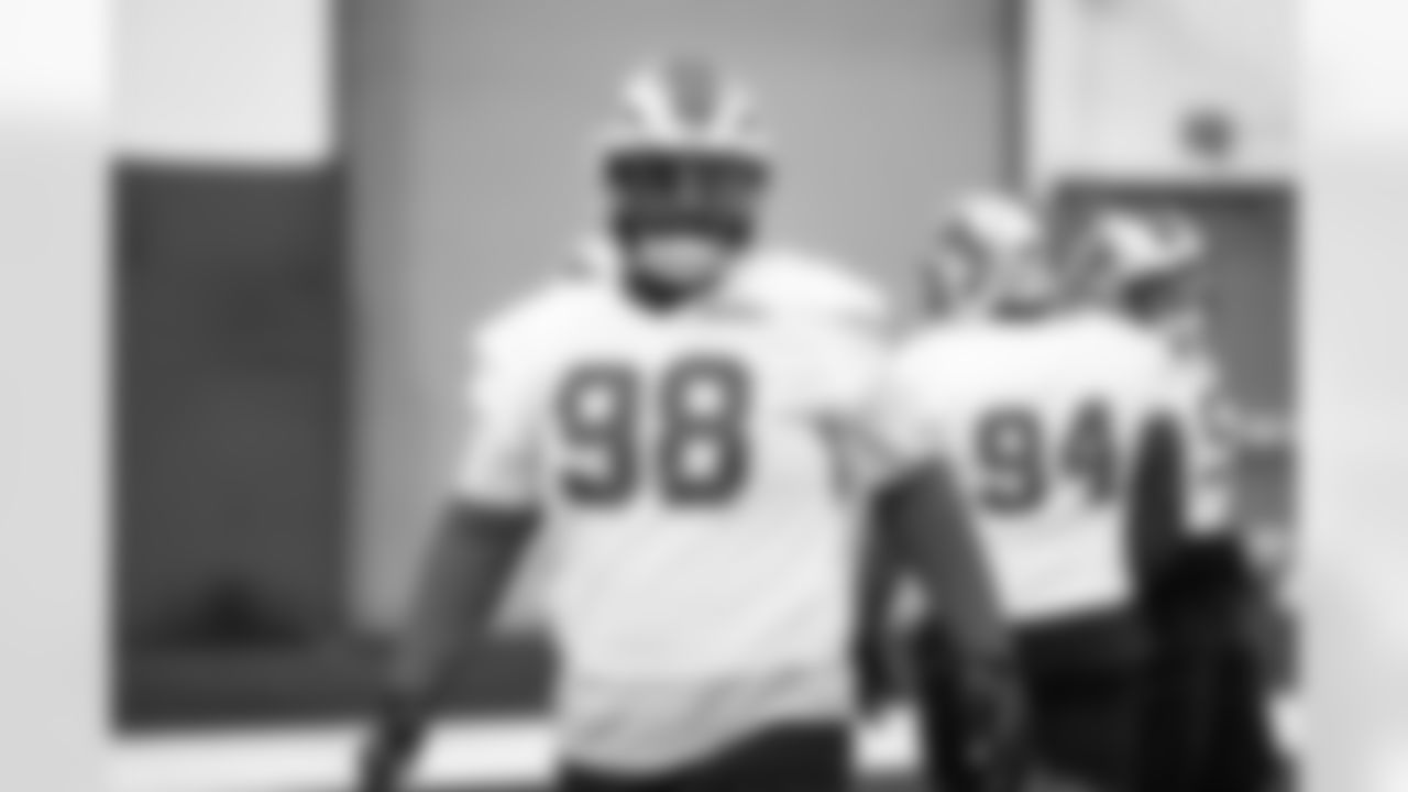 Detroit Lions defensive lineman DJ Reader (98) during practice at the Meijer Performance Center on Dec. 12, 2025 in Allen Park, Mich. (Jeff Nguyen/Detroit Lions)