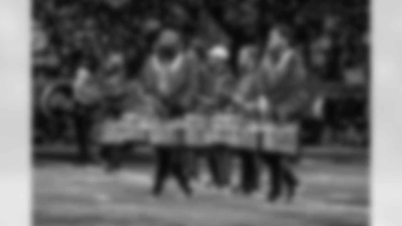 Detroit Lions Honolulu Boom performs before an NFL football game against the Pittsburgh Steelers on Sunday, Dec. 21, 2025 in Detroit. (Mike Ferdinande/Detroit Lions)