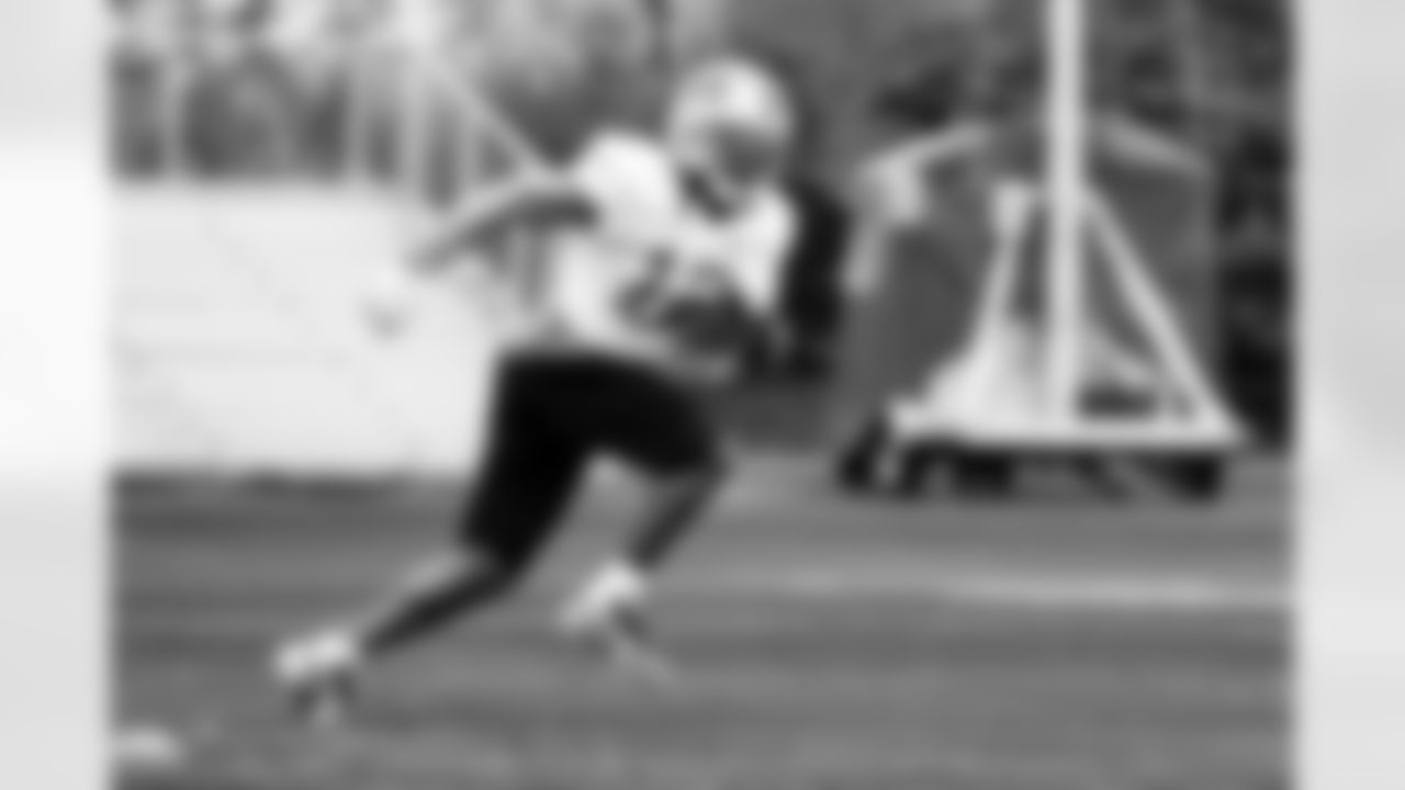 Detroit Lions safety Thomas Harper (12) during practice at the Meijer Performance Center on Nov. 5, 2025 in Allen Park, Mich. (Jeff Nguyen/Detroit Lions)