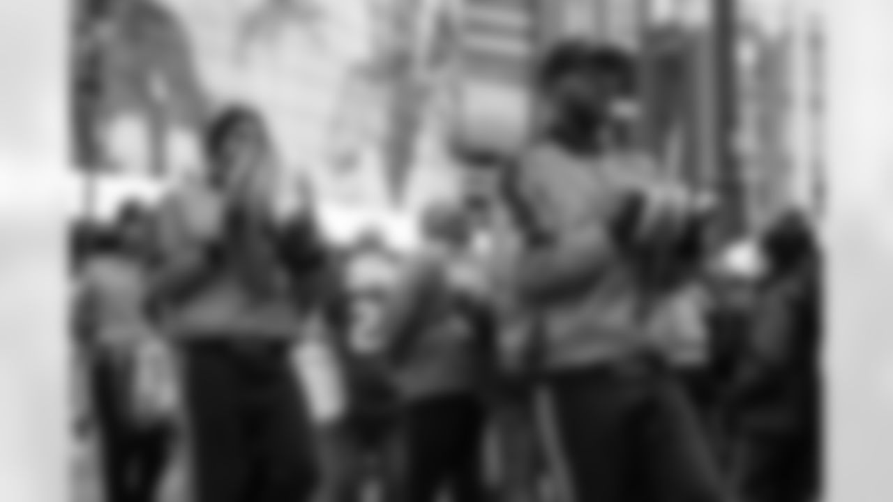 Detroit Lions Honolulu Boom performs before an NFL football game against the Green Bay Packers on Thursday, Nov. 27, 2025 in Detroit. (Mike Ferdinande/Detroit Lions)