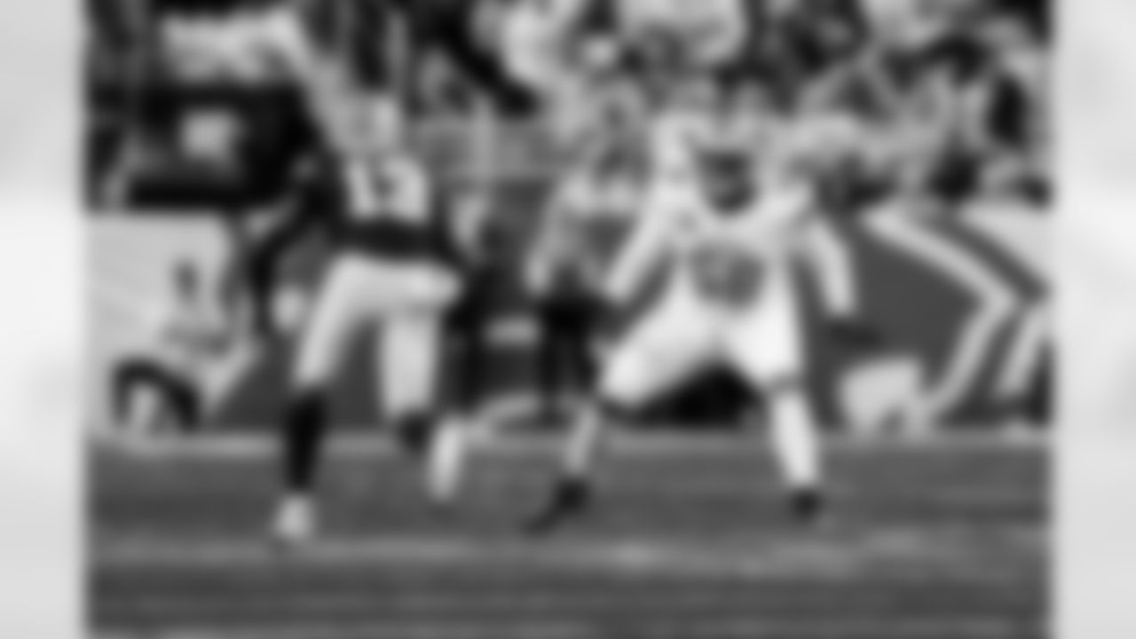 Detroit Lions tackle Penei Sewell (58) during an NFL football game against the Dallas Cowboys on Thursday, Dec. 4, 2025 in Detroit. (Jeff Nguyen/Detroit Lions via AP)