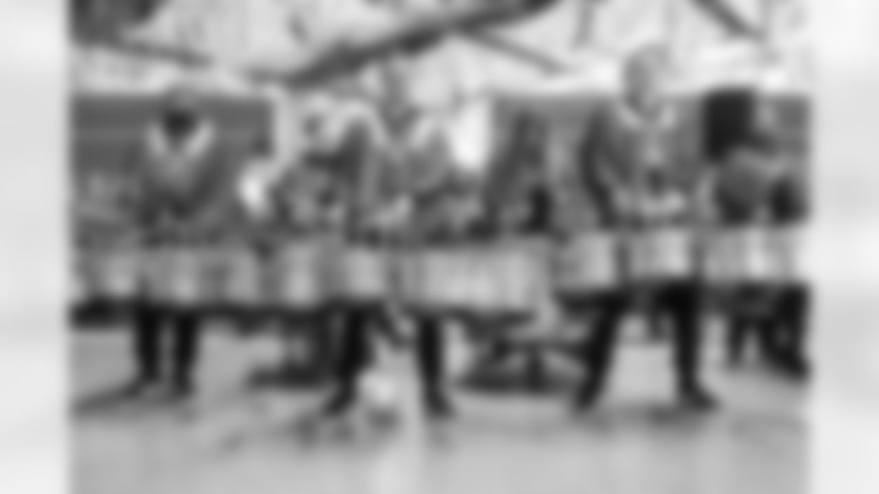 Detroit Lions Honolulu Boom performs before an NFL football game against the Minnesota Vikings on Sunday, Nov. 2, 2025 in Detroit. (Mike Ferdinande/Detroit Lions)