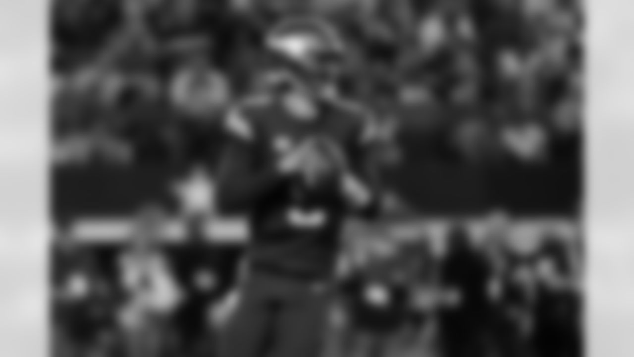 QB J.J. McCarthy

Backed up by Max Brosmer and John Wolford

(AP Photo/Matt Patterson)