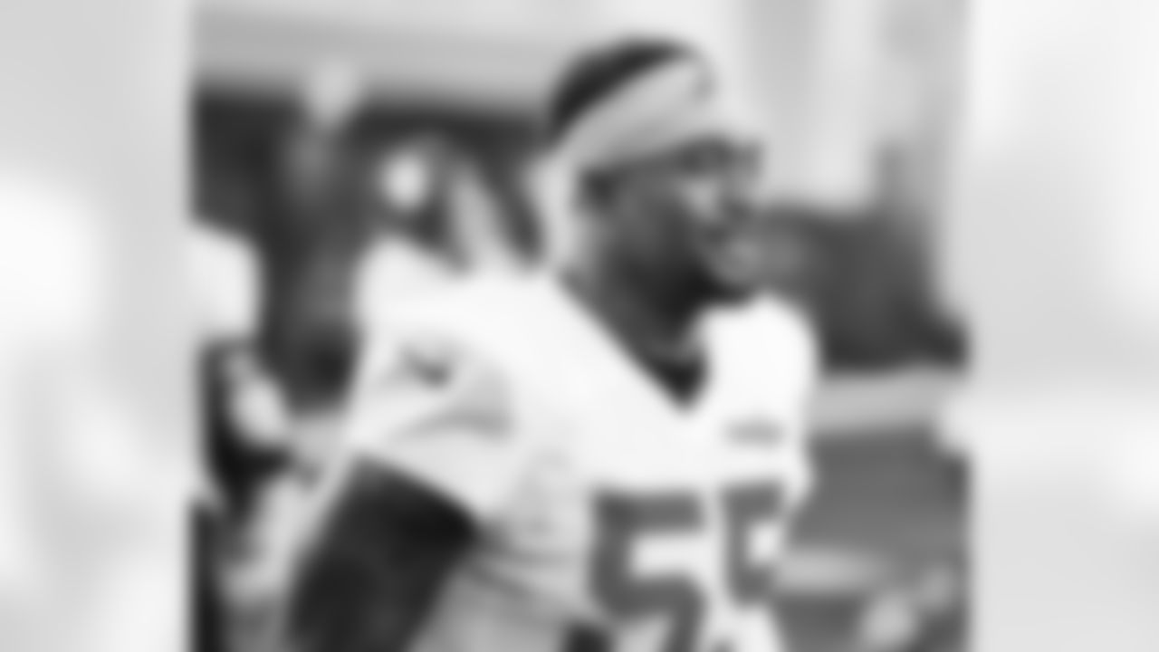 Detroit Lions linebacker Derrick Barnes (55) during practice at the Meijer Performance Center on Nov. 20, 2025 in Allen Park, Mich. (Jeff Nguyen/Detroit Lions)