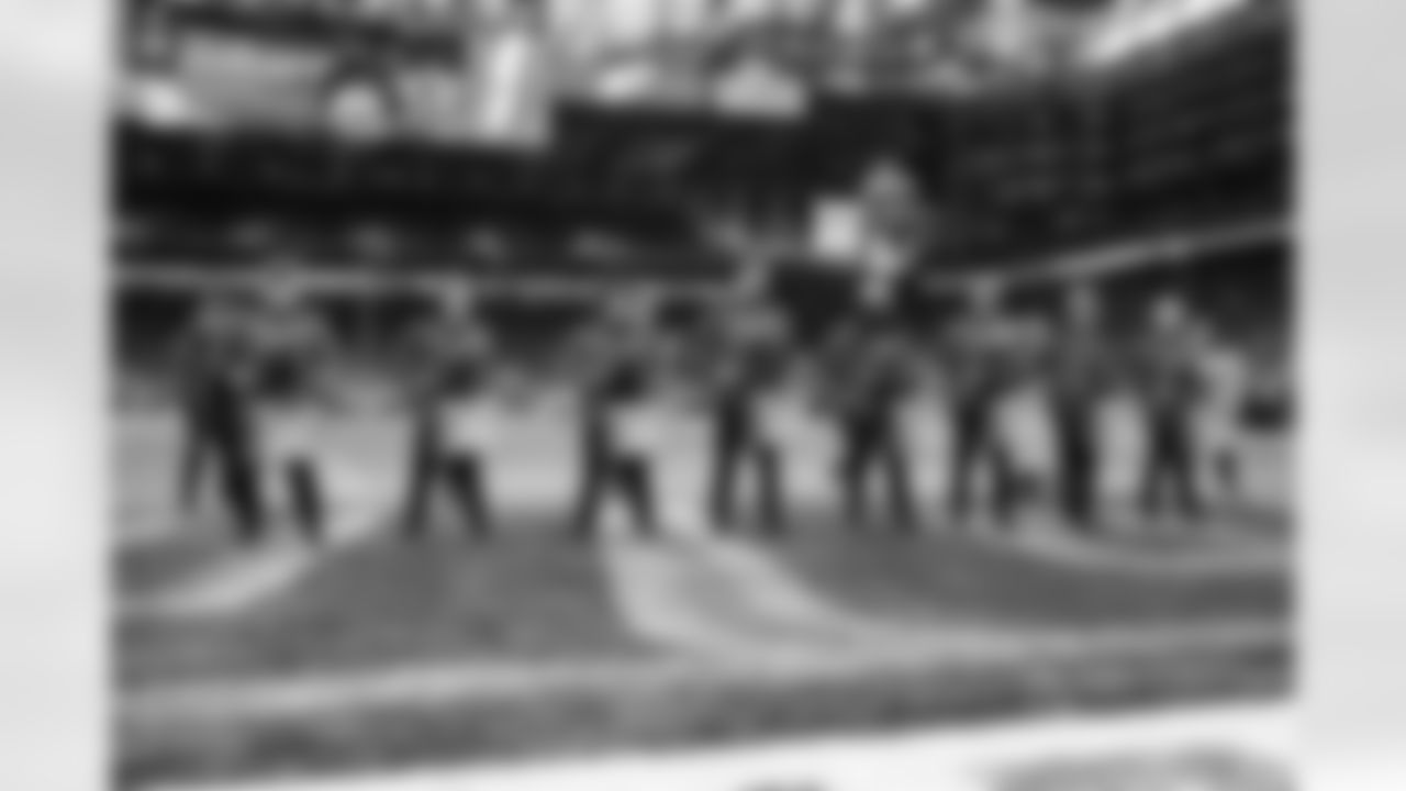 Detroit Lions Honolulu Boom performs during an NFL football game against the Minnesota Vikings on Sunday, Nov. 2, 2025 in Detroit. (Mike Ferdinande/Detroit Lions)