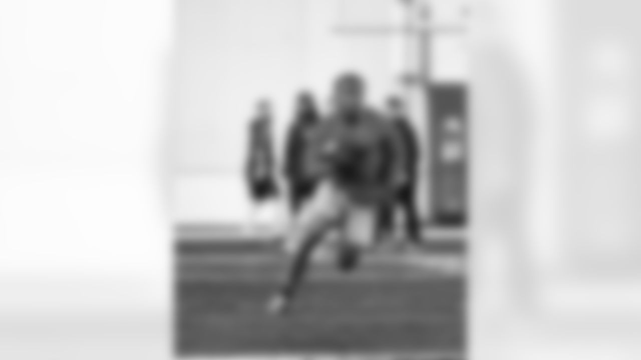 Detroit Lions running back Kye Robichaux during offseason workouts at the Meijer Performance Center on May 13, 2025 in Allen Park, Mich. (Jeff Nguyen/Detroit Lions)
