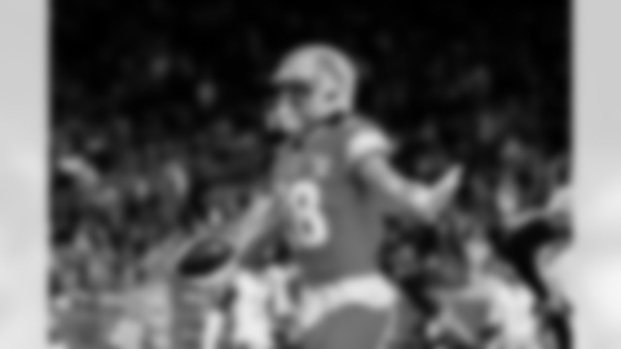 Detroit Lions wide receiver Isaac TeSlaa (18) score a touchdown during an NFL football game against the Pittsburgh Steelers on Sunday, Dec. 21, 2025 in Detroit. (Jeff Nguyen/Detroit Lions via AP)