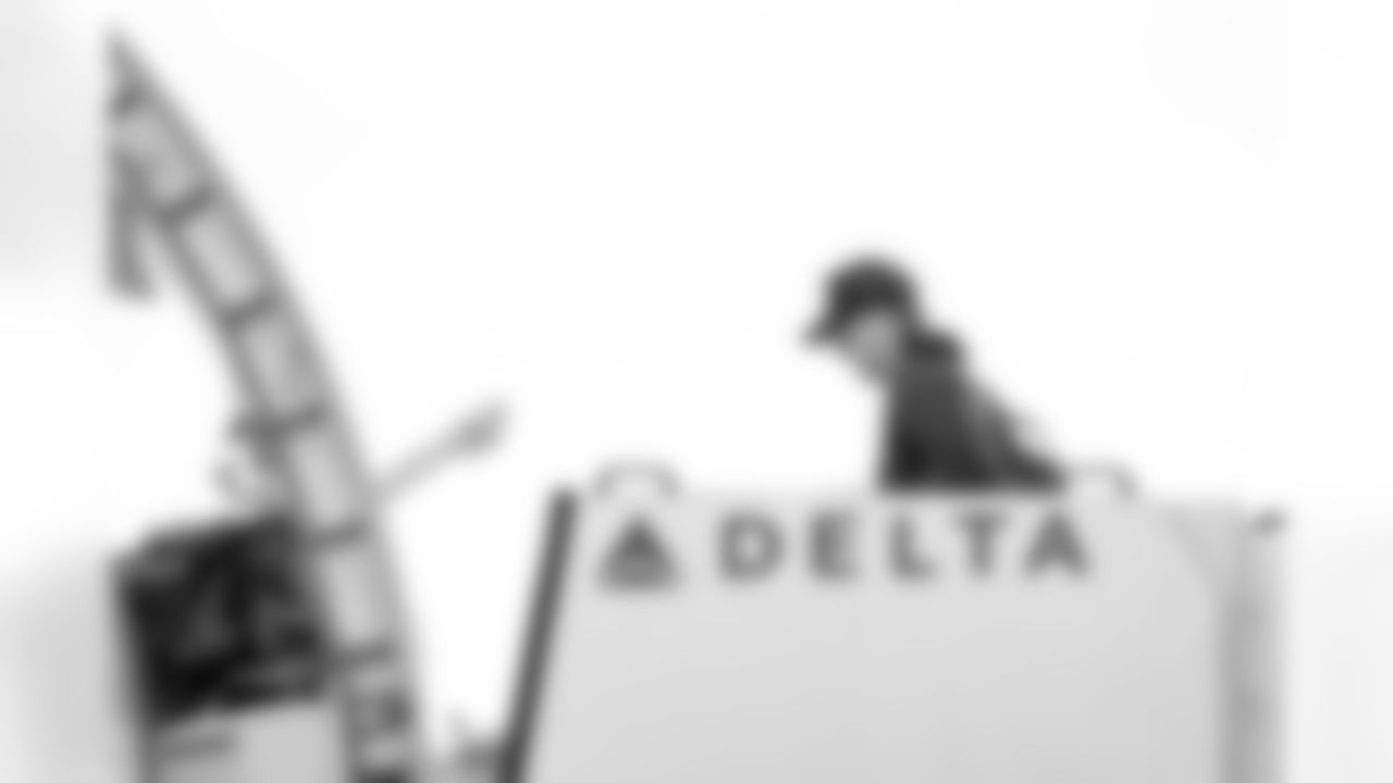 Detroit Lions quarterback Jared Goff (16) travels to Philadelphia on Nov. 15, 2025. (Jeff Nguyen/Detroit Lions via AP)