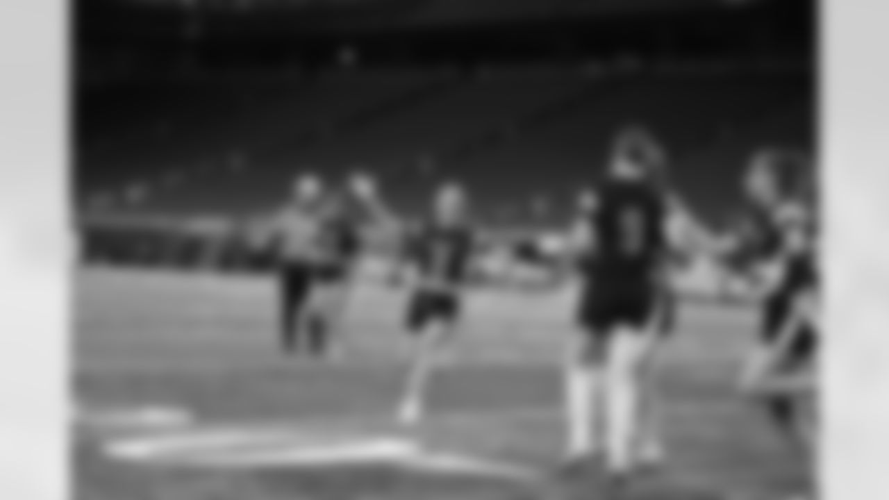 Brighton (#1) v L'anse Cruse North (#5) during the Michigan Girls High School Flag Football state championship at Ford Field on June 1, 2025 in Detroit. (Carl Jones II/Detroit Lions)