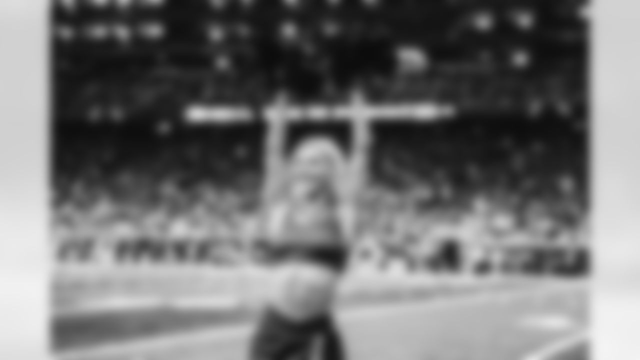 Detroit Lions Cheerleaders during an NFL football game against the New York Giants on Sunday, Nov. 23, 2025 in Detroit. (Stephanie VanWagoner/Detroit Lions)