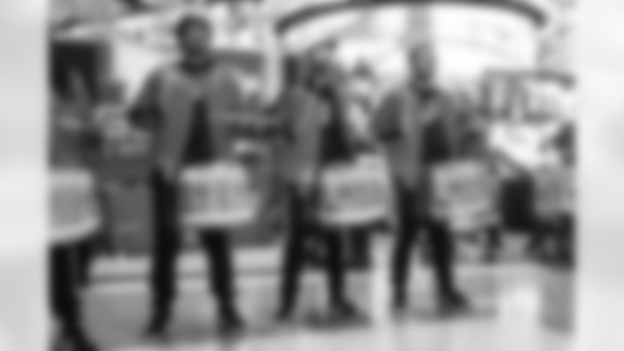 Detroit Lions Honolulu Boom performs before an NFL football game against the Pittsburgh Steelers on Sunday, Dec. 21, 2025 in Detroit. (Mike Ferdinande/Detroit Lions)