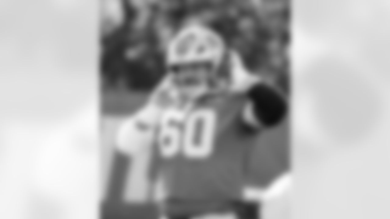 Detroit Lions offensive lineman Graham Glasgow (60) during practice at the Meijer Performance Center on Nov. 6, 2025 in Allen Park, Mich. (Jeff Nguyen/Detroit Lions)