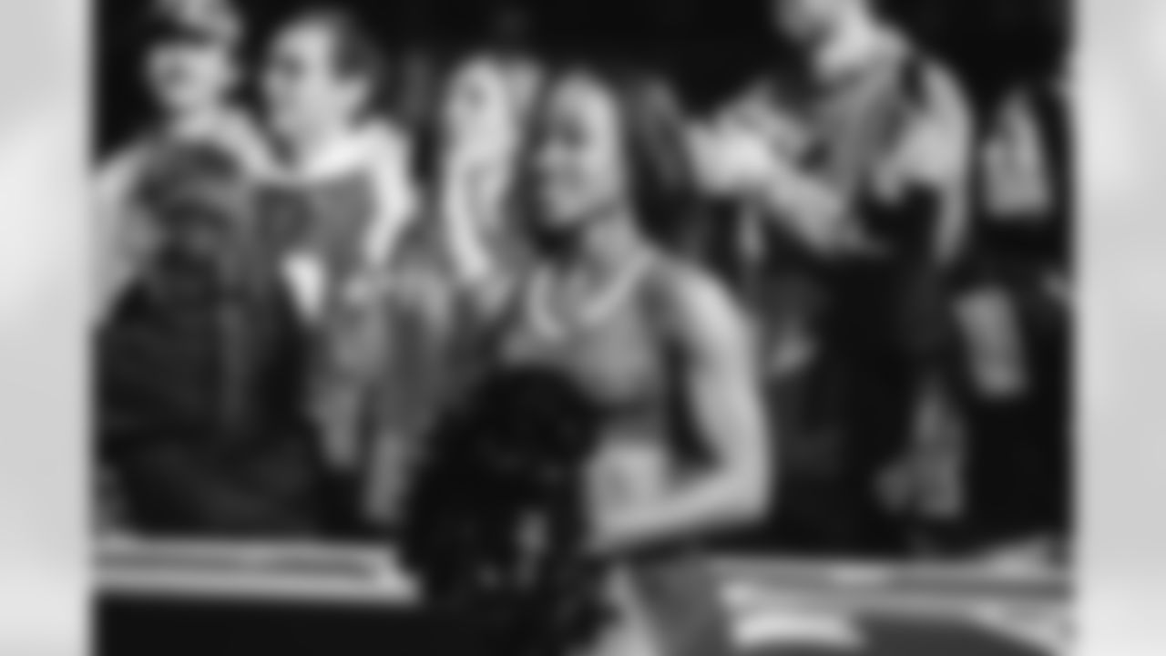 Detroit Lions Cheerleaders before an NFL football game against the New York Giants on Sunday, Nov. 23, 2025 in Detroit. (Stephanie VanWagoner/Detroit Lions)